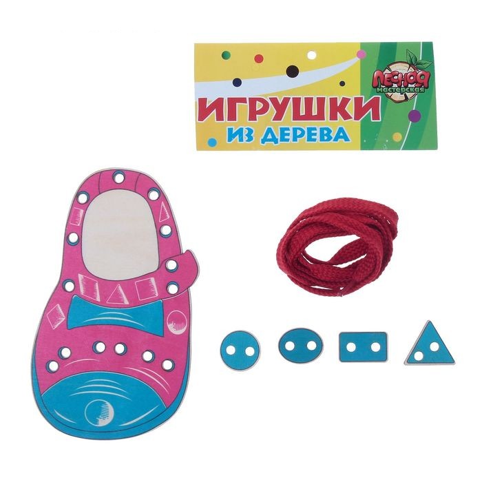Игрушки Деревянные игрушки Лесная мастерская Артикул Д507а в коробе: 90